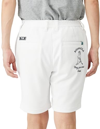 Ping Apparel Men's DRYMIX Shorts (Moisture-Wicking, Quick-Drying, UV Protection) for Golf, Size 621-4132205 030, White, Size S