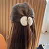 And Winter Wome Hair Claw Korean Style Hair Clip Plush Hair Claw Small Hairpin Child Headwear