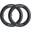 YunSCM 2-Pack 20x4.0 Tubes, 32mm Wall, Schrader Valve, 20x4.0/4.5 Bicycle Tubes, Compatible with 20x4.0/20x4 1/4/20x4.5 Electric Bikes, Fat Bikes, and