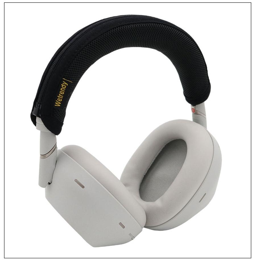 YAYINCC Kopfbügelabdeckung für SONY WH-1000XM6 Kopfhörer Reißverschluss gestrickter Stoff Kopfbügel Schutzabdeckung Fortgeschrittenes Gefühl