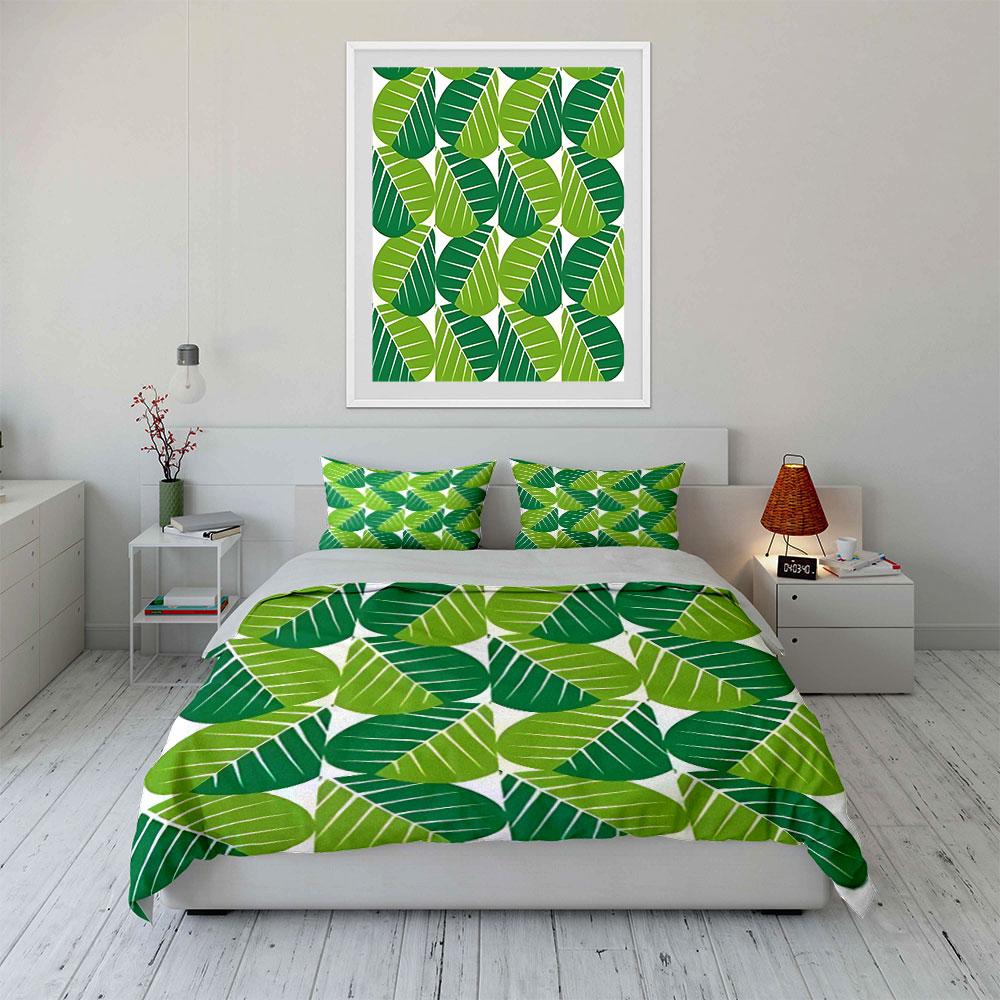 Verdant harmony in nature. Bedding sets Duvet covers Pillowcases(1* Duvet Cover 2* Pillowcases without duvet insert)
