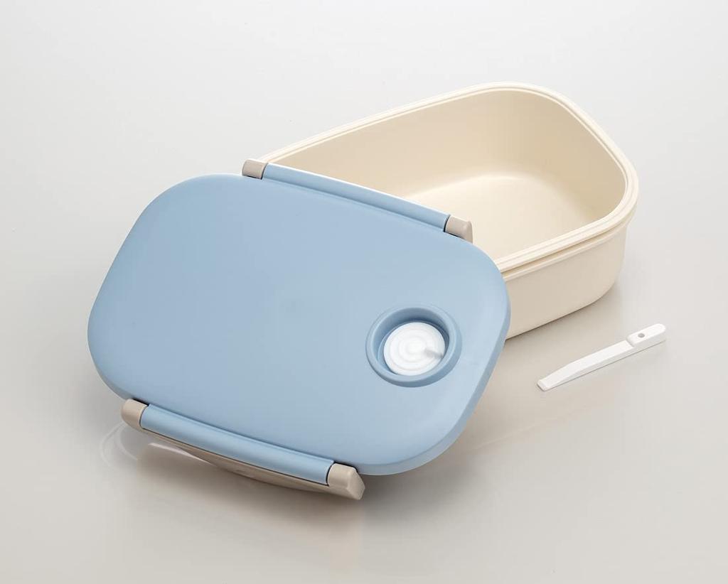 Skater Vakuum Aufbewahrungs Bento Versiegelbar Hergestellt in Behälter, Behälter, Mittelgroß, Box, Behälter, Blau, Japan, 600ml, MPP4N-A