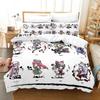3D Anime Game Touhou Project Beding Set Print Bed Linen Set With Pilowcase Bed Soft Duvet Cover Soft Single Double Quen Super King-Sized Dimensionsd