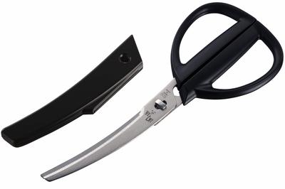 Kai Corporation Kitchen Seki with Kitchen DH3347 Scissors, Magoroku, Disassembly, Curved, Cap, Tool,