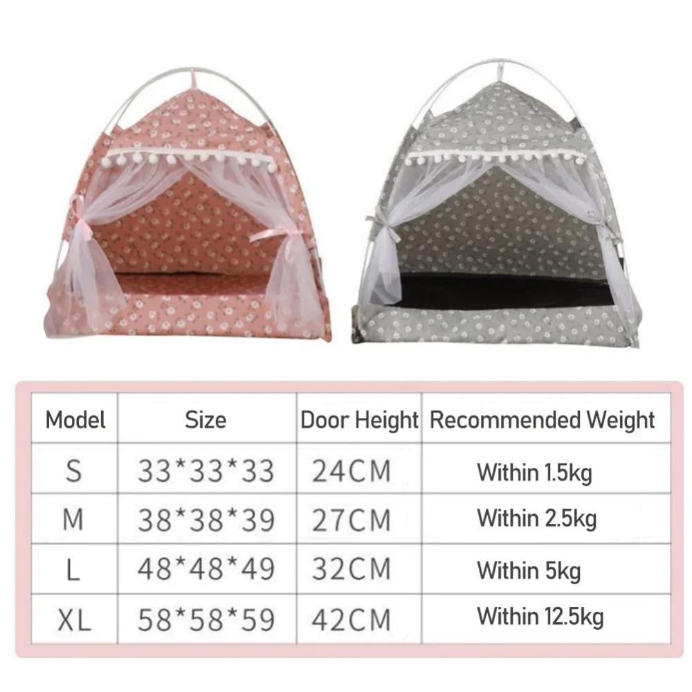 Pets Tent Bed for Cat House Cozy Products for Pet Accessories Nest Comfy Calming Cat Beds for Small Dogs Chihuahua Tent Hammock