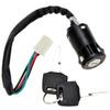 HIAORS 4 Wire Pin Ignition Key Switch Set For Tao Tao Coolster Baja Hawk Sunl Apollo Z20 DB-007 Coleman Roketa 50Cc 70Cc 90Cc 110Cc 125Cc 150Cc