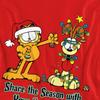 Garfield Unisex Adult Share The Season Sweatshirt