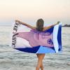 1pc Michael Jackson Beach Towel with Custom Name, Beach/Swimming/Bath/Picnic/Camping Towel, Suitable for Seaside Beaches