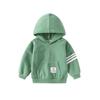 K-style Spring and Autumn Children's Clothing Boys Hooded Sweatshirt Baby Boy Three Bars Long Sleeves Pullover Hoodie Kids Tops