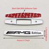 2pcs 3D Metal Car Styling Logo AMG Edition Badge Side Fender Both Emblem Sticker Decals For Mercedes Benz AMG Auto Accessories AT1