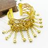 New Classic Ethnic Style Miao Open Bell Bracelet Dance Exquisite Performance Clothing Arm Ring Accessories Daily Trend Jewelry