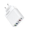 5 Ports USB Charger Fast Charging PD Type C Wall Charger for IPhone 16 15 Samsung Xiaomi Huawei USB C Phone Charger Power Adapter