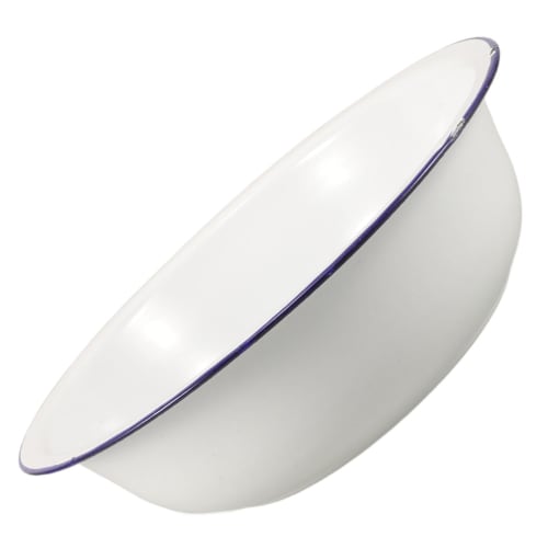 

FRCOLOR Эмалированный таз для ног, Ретро эмалированный таз, Многофункциональный таз для замачивания ног, Подходит для домашних спа и многого другого