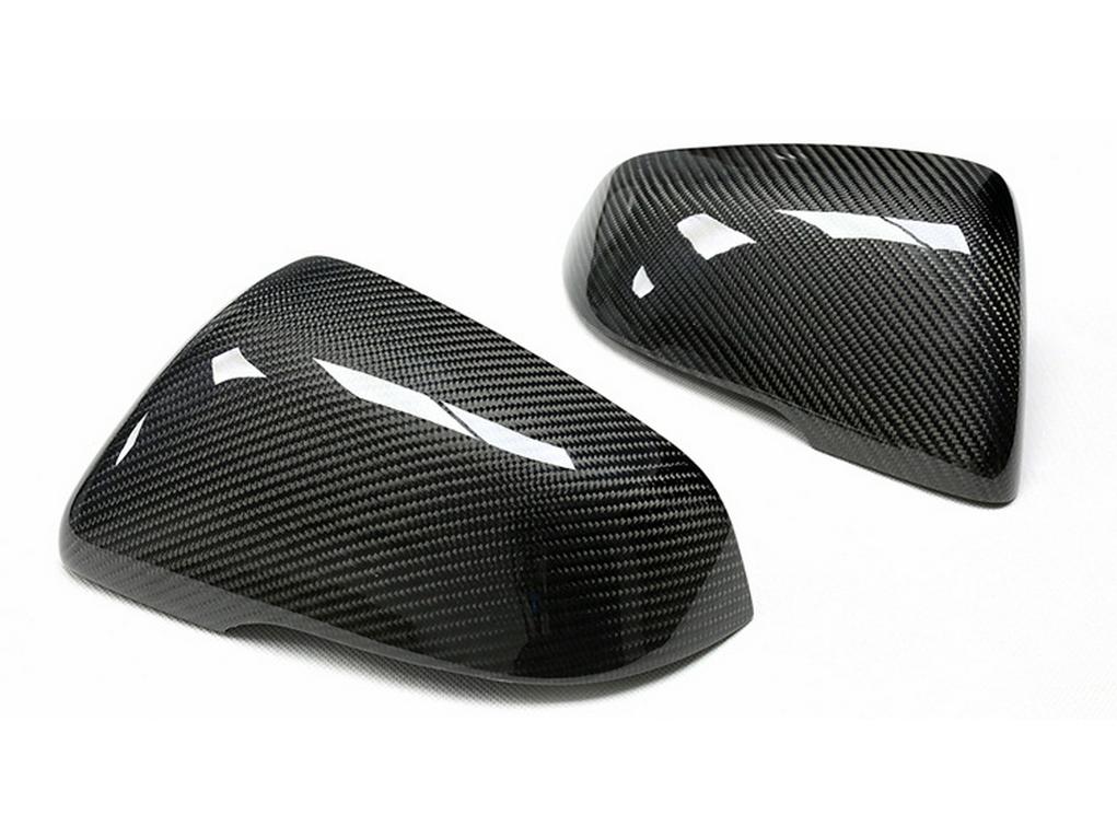 Carbon Fiber Rearview Mirror Shell Cover for BMW 1, 2, Z4, X1/X2 - Models F48, 52, 39, G29 Horn Replacement