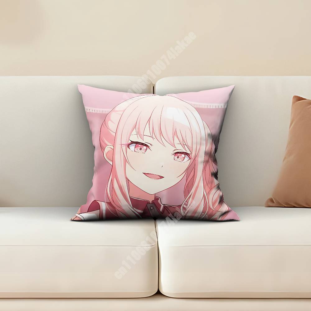 Nightcord  Mizuki Akiyama Sofa Couch Pillow Cover Cushion Case Home Bedroom Decoration
