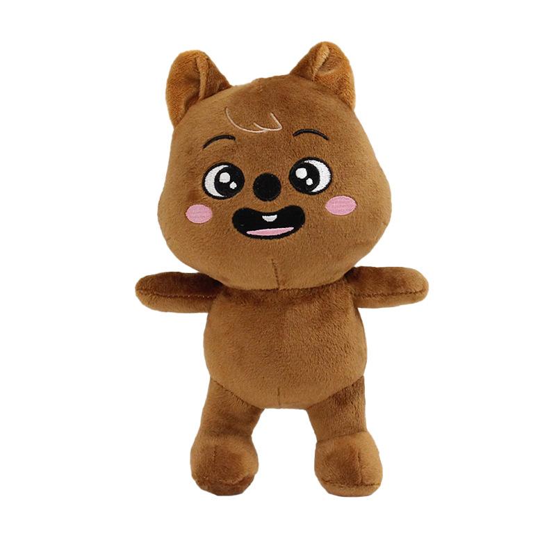 Skzoo Plush Toys Stray Kids Plush Wolf Chan Cartoon Stuffed Animal Plushies Doll Cute Companion for Kids Adults Fans Gift 20CM