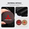 2Pcs Car Coaster Anti-Slip Slot Mat Drink Holder Accessories For Mitsubishi Lancer ASX Pajero Mirage Attrage Xpander Outlander