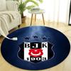 Personalized BJK Round Chair Office Rug - Perfect for Mat, Office Chair & More - Ideal Gift for Birthdays and Holidays