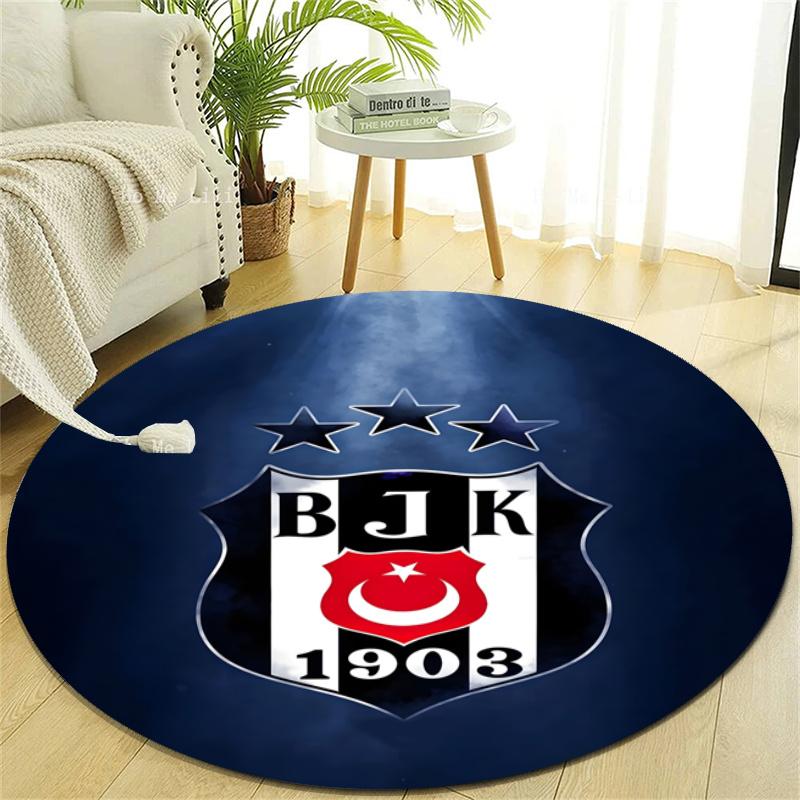 Personalized BJK Round Chair Office Rug - Perfect for Mat, Office Chair & More - Ideal Gift for Birthdays and Holidays