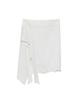 THE COLDEST MOMENT (W) Tcm Button Layered Skirt (Ivory)