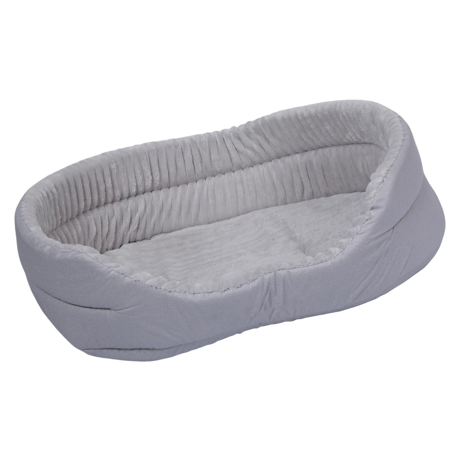 

Warm Pet Bed Mat Soft Plush Dog Resting Cushion for Small to Large Dog Comfortable and Washable Sleep Bed for Pet S сірий