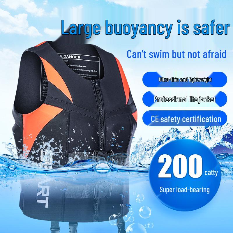 Adult Portable High Buoyancy Life Vest for Rafting and Paddleboarding