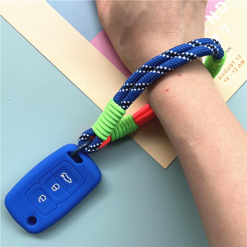 Keyring Colorful Keychain Short Key Chain Premium Keychain for Bags Charm Key Tags Mobile Phone Case Lanyard Mother's Day Gift