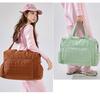 Large Capacity Mommy Bag Solid Color Nappy Bag Personalized Shoulder Bag  Women