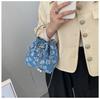 1Pc Fashion Trend Portable Small Bag Women's Bag 2026 New Foreign Style Summer Texture Bucket Bag Single Shoulder Crossbody Women's Bag