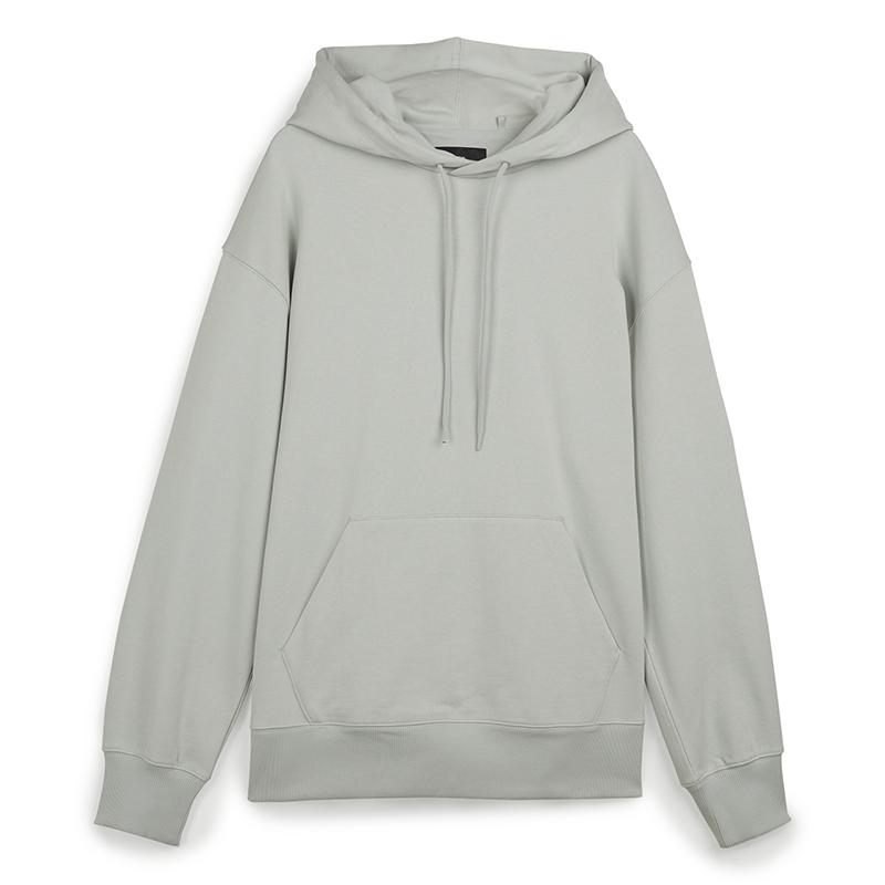 Y-3 Minimalist Hoodie Classic Small Logo Loose Long Sleeve Sweatshirt Unisex hoodies Light-Gray IP7699
