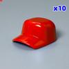 10 Stück MOC Bausteine Kappe Baseball Sportmütze Helm Ideal für 4cm Figur Lernbausteine Spielzeug Kindergeschenke