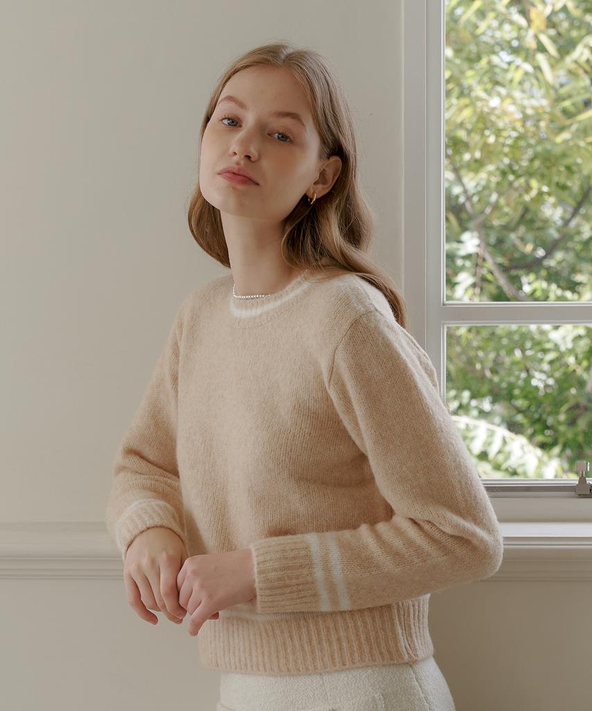 YUPPE Lama Color Knit_Beige