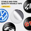 W128W127Car Key Sticker Auto Control Keychain Badge Accessories For Volkswagen Tiguan Bora POLO PASSAT CC Touran GOLF Jetta Arteon