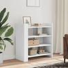 VidaXL Buffet White 73.5x35x75 Cm Engineered Wood, Cabinet, Sideboard, Storage Cabinet, Cupboard, 848388