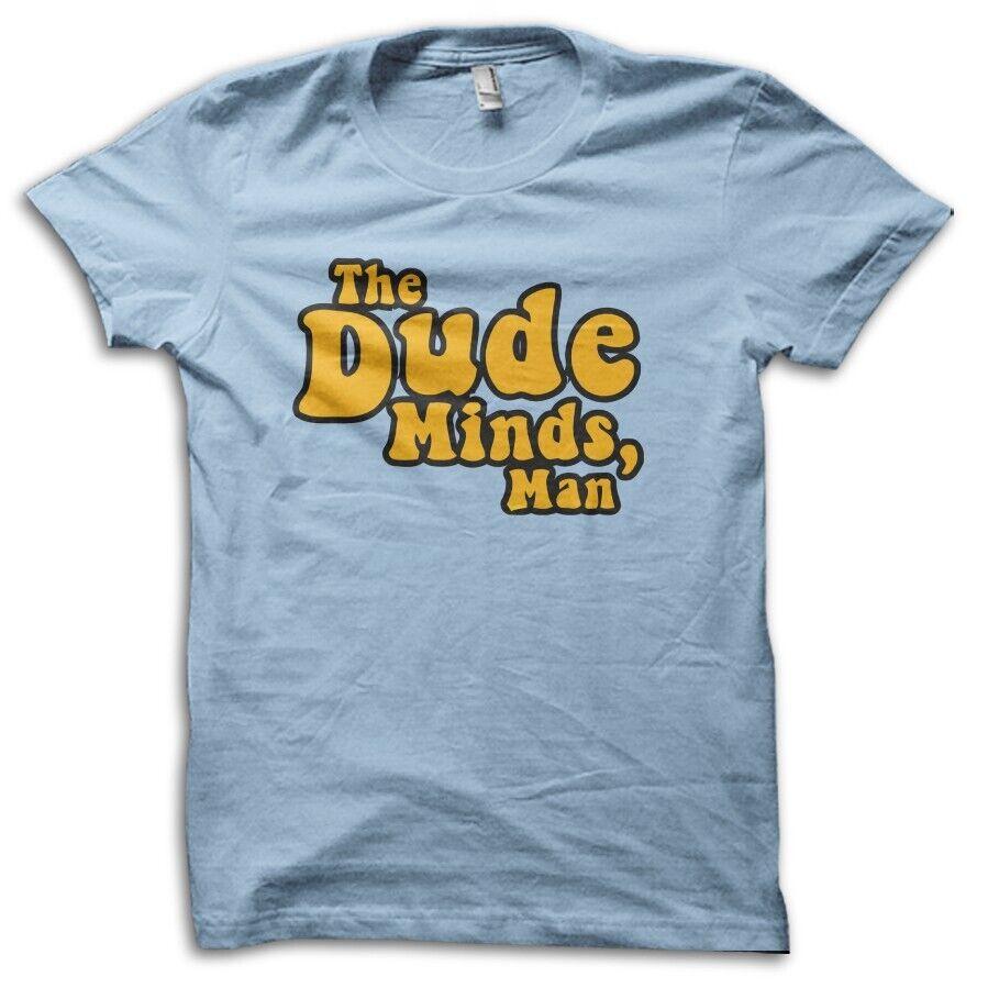 

The Big Lebowski The Dude Minds, Man Bowling 90s Retro Movie 100% Cotton T-shirt Mens Tees Top M5630 4XL