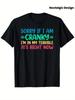 Sorry If I'm Cranky I'm In My Terrible 70's Right Now T-Shirt - Black 100% Cotto