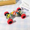 Offroad Childrens Inertia Car Toy With Cartoon Graffiti And Press Design Rebound