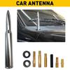 Car Antenna Anti Theft Coil Short Antenna Kit Universal for All Models with Converter Aluminium Alloy