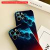 2DFlat Cosmic Nebula Over Desert Silhouette All inclusive film hard iPhone case, compatible with iPhone 18 Pro Max 17 16 15 14 13 12 11