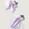 Atmungsaktive Baumwollstrümpfe für Mädchen Kleinkind Bonbonfarbe Überknie-Socken Frotteeschlingen-Socken für Herbst Frühling