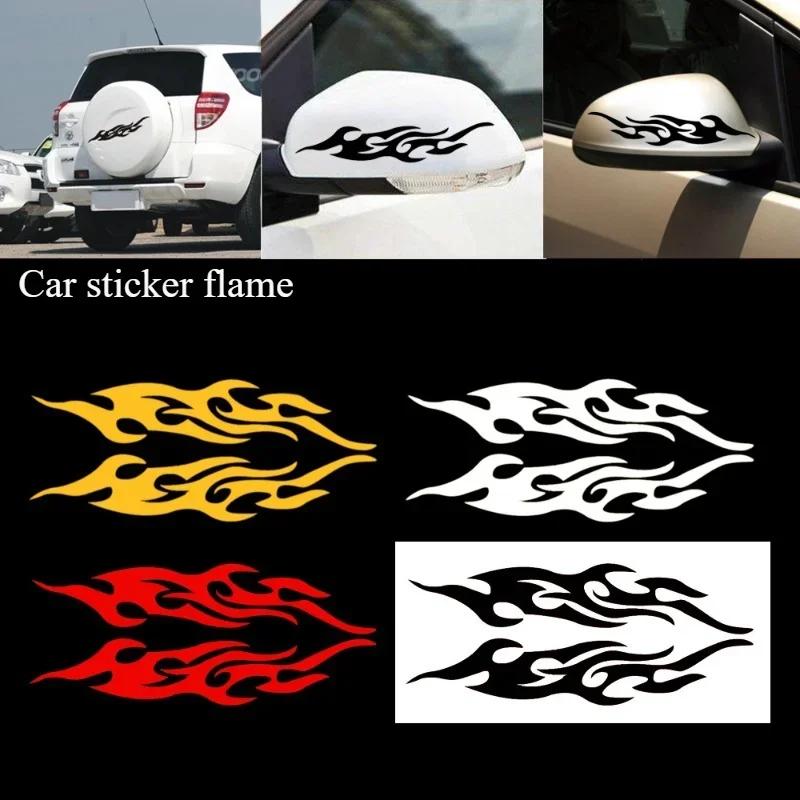 Nálepky na auto Reflexní nálepka s modifikovaným plamenem Auto Exteriérové ​​Doplňky Nálepky moto Dekor karoserie Voiture Supplies