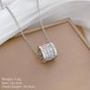 **Lively Women's Necklace: Titanium Steel & Gold-Plated Copper Clavicle Chain**