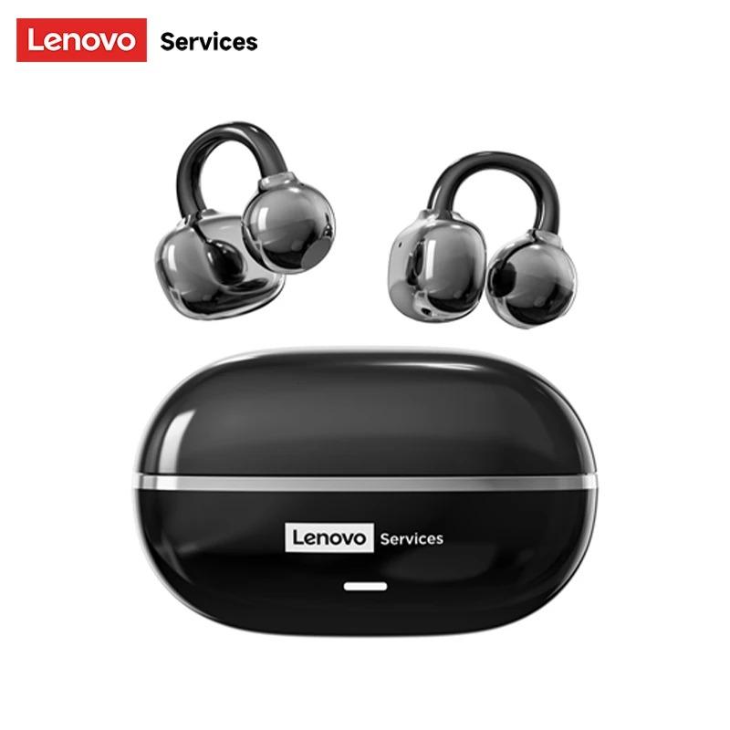 

НОВІ бездротові навушники-кліпси для вух відкритого типу Lenovo RS102: Bluetooth 6.0, Панорамний просторовий звук, ENC чіткі дзвінки, Надійна посадка, 24 години роботи від батареї чорний