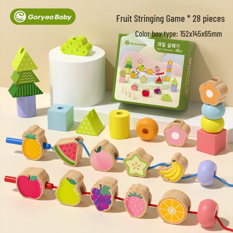 KoryoBaby Beaded Educational Toy for Kids: Fine Motor Skills & Concentration Building Blocks