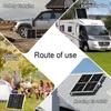Small Home 6000w Solar System 6000W Inverter 30A Controller Solar Panel phone Car Charging Camping Home Solar Power System Kit