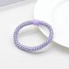 High-Elastic Embroidery Thread Hair Tie for Women - Twisted Ponytail Holder