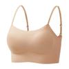 Liquid foundation invisible skin seamless underwear women's small breasts gather summer vest type thin shoulder straps cross beautiful back bra cover
