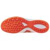 Mizuno Alpha 3 Elite AS 2E Weit Bequeme Passform Rückstoß Fußballschuhe Unisex Sneaker Weiß Orange P1GD266254