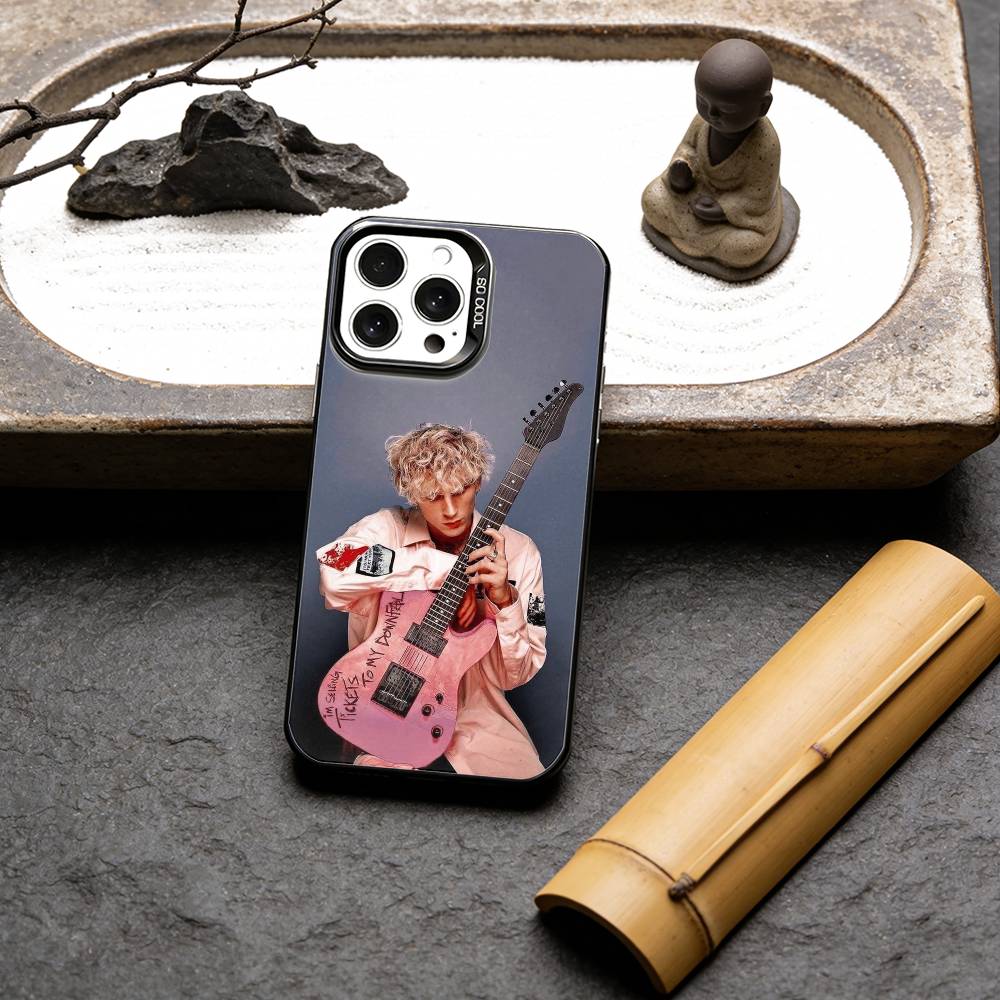 MGK M-Machine-GUN K-Kelly Handyhülle Für IPhone 16 17 15 14 12 13 Pro Max Schwarze Farbe Stoßfeste Hülle