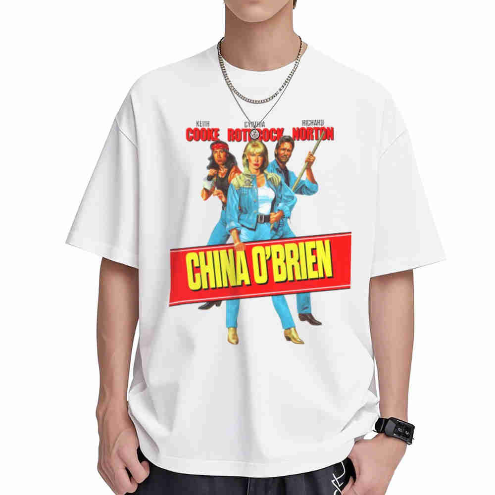 China Obrien 90s Action Martial Arts Enter The Dragon Wushu Short Sleeve Tee 100 Cotton TShirt